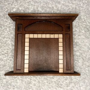 Dollhouse Miniature Fireplace 1:12 Scale